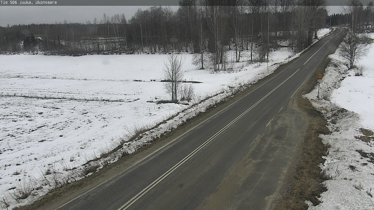 Weather Camera Image Road 506 Juuka Ukonvaara, Juuka, Pohjois-Karjala