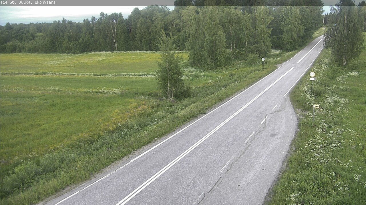 Weather Camera Image Road 506 Juuka Ukonvaara, Juuka, Pohjois-Karjala