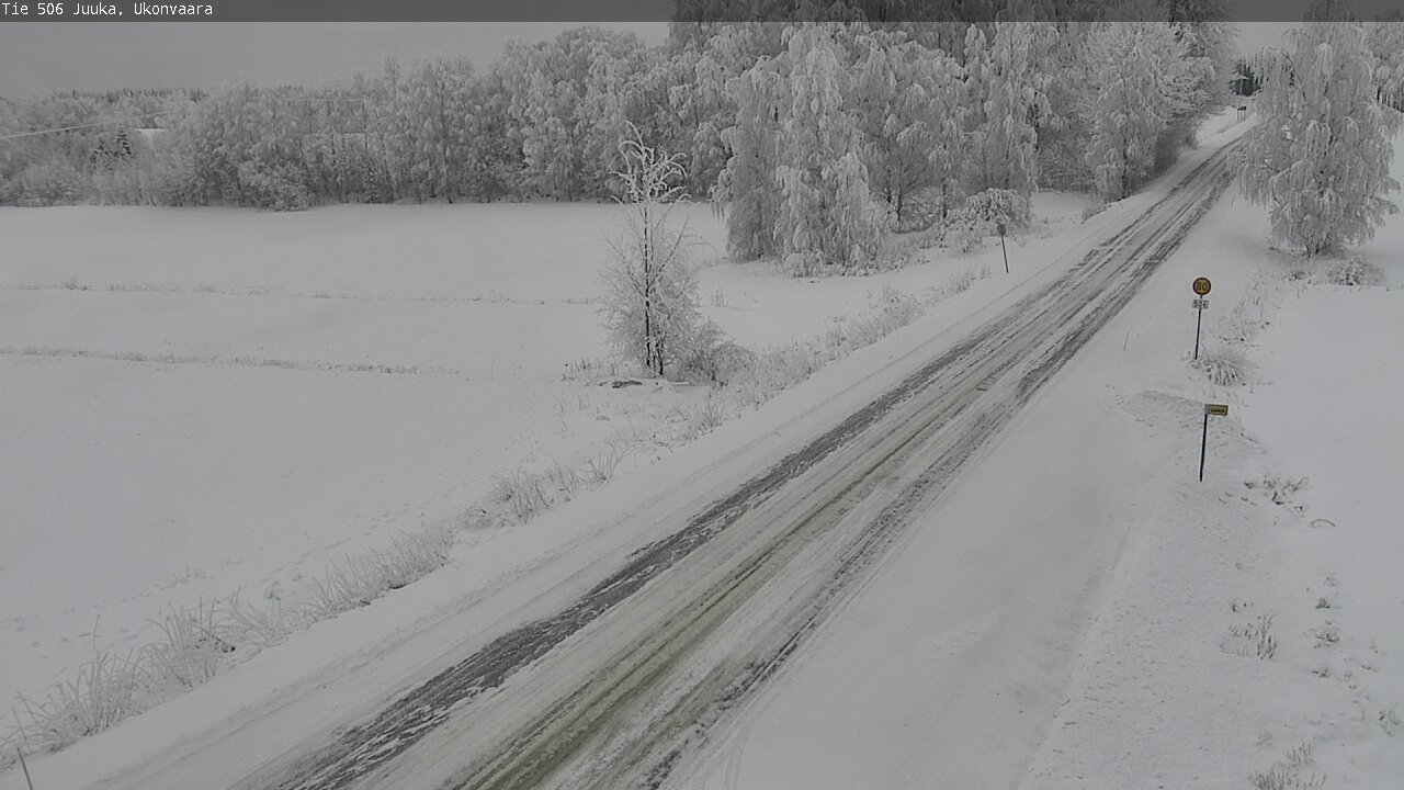 Weather Camera Image Road 506 Juuka Ukonvaara, Juuka, Pohjois-Karjala
