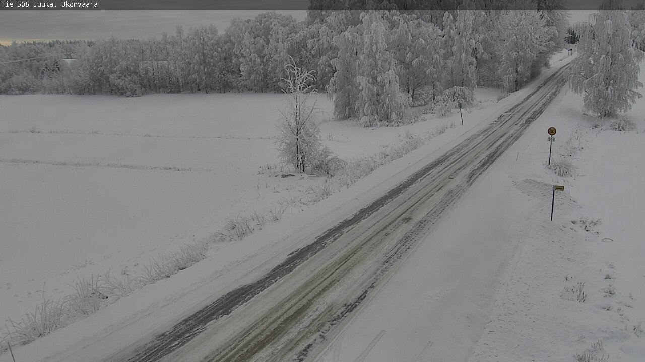 Weather Camera Image Road 506 Juuka Ukonvaara, Juuka, Pohjois-Karjala