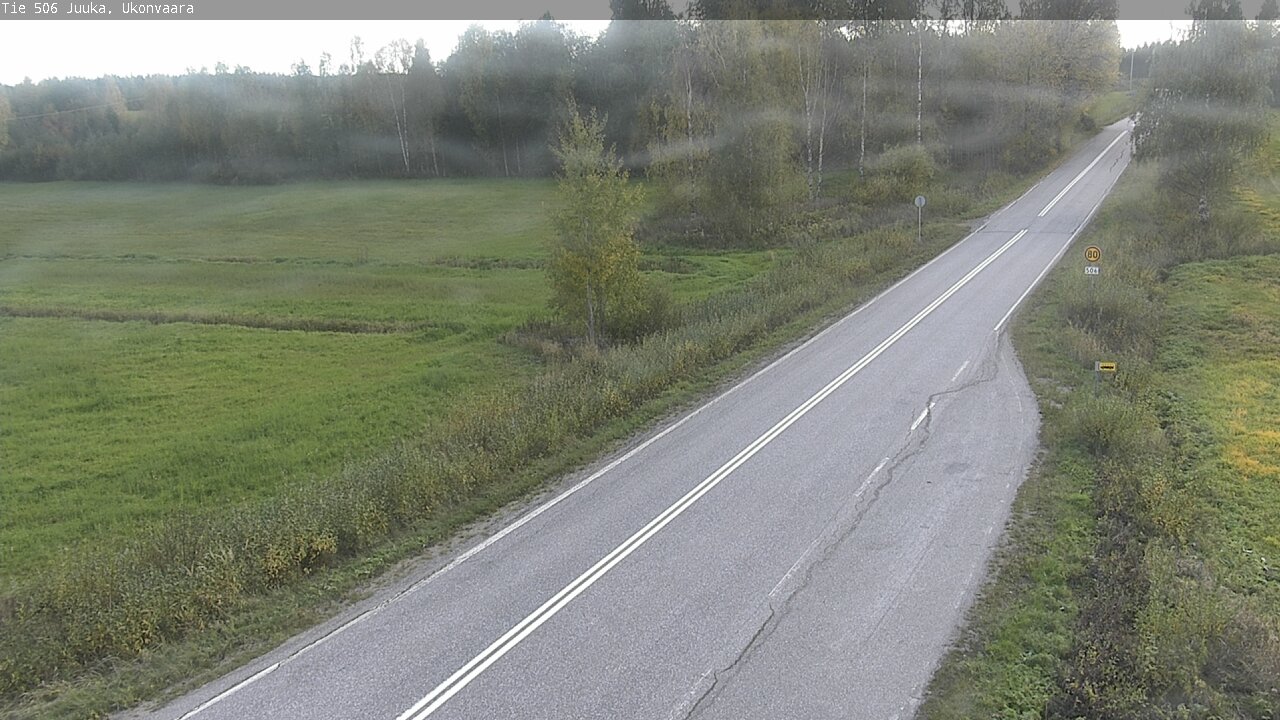 Weather Camera Image Road 506 Juuka Ukonvaara, Juuka, Pohjois-Karjala