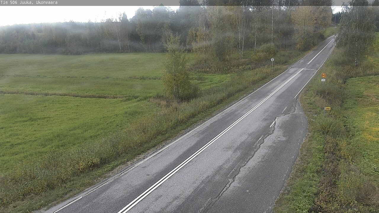 Weather Camera Image Road 506 Juuka Ukonvaara, Juuka, Pohjois-Karjala