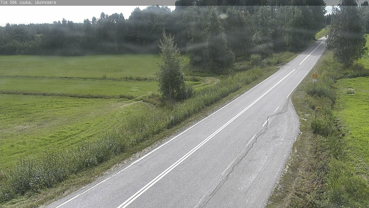 Weather Camera Image Väg 506 Juga Ukonvaara, Juuka, Pohjois-Karjala