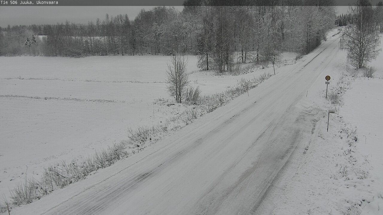 Weather Camera Image Road 506 Juuka Ukonvaara, Juuka, Pohjois-Karjala