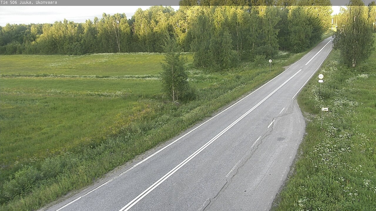 Weather Camera Image Road 506 Juuka Ukonvaara, Juuka, Pohjois-Karjala