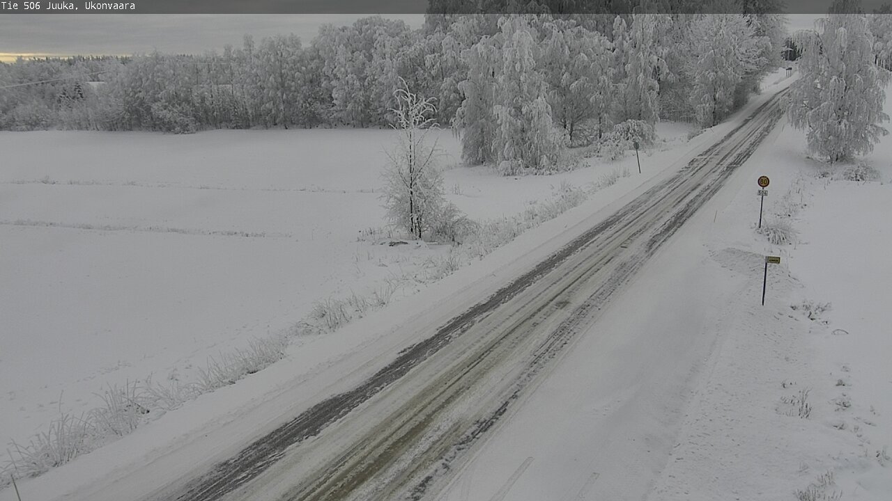 Weather Camera Image Road 506 Juuka Ukonvaara, Juuka, Pohjois-Karjala