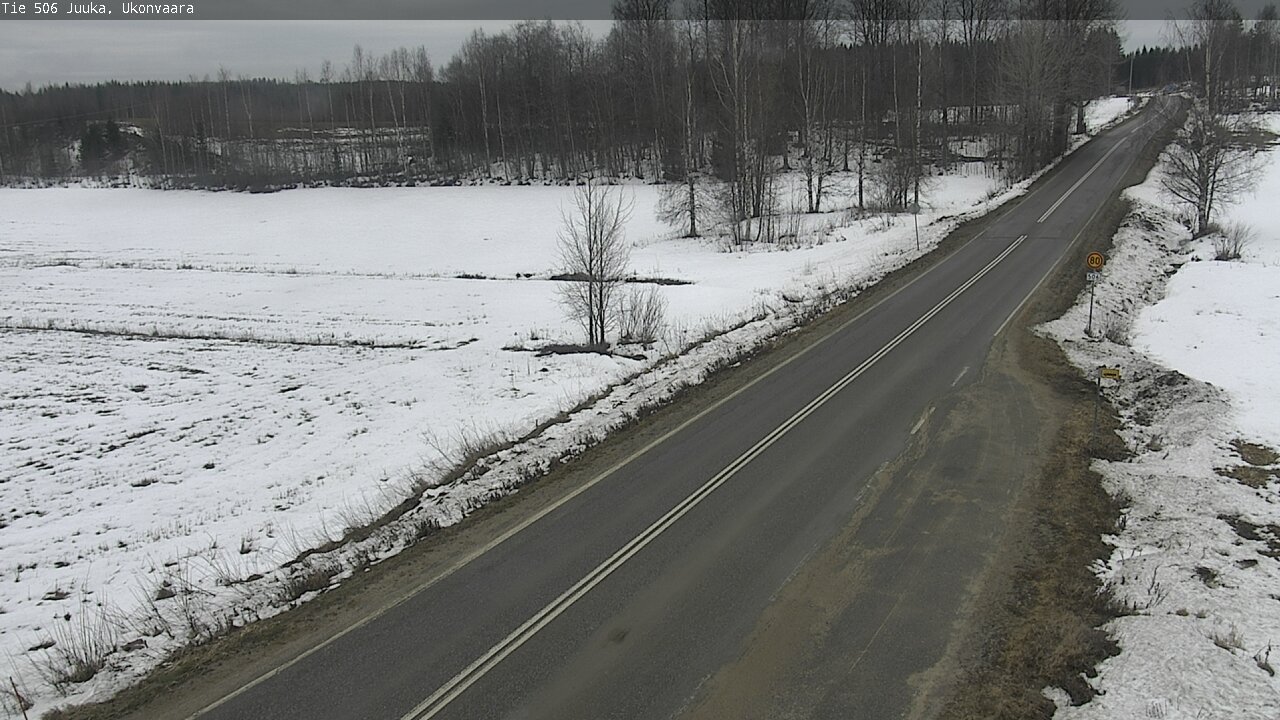 Weather Camera Image Road 506 Juuka Ukonvaara, Juuka, Pohjois-Karjala