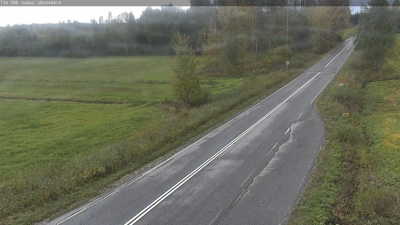 Weather Camera Image Road 506 Juuka Ukonvaara, Juuka, Pohjois-Karjala