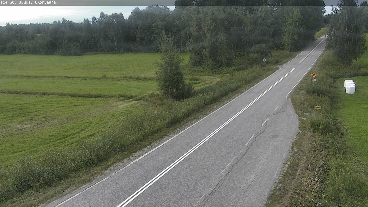 Weather Camera Image Väg 506 Juga Ukonvaara, Juuka, Pohjois-Karjala