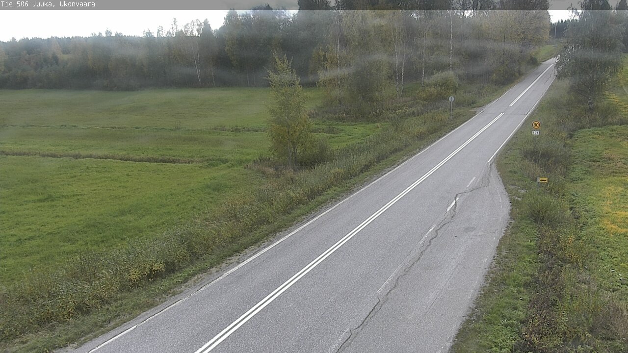 Weather Camera Image Road 506 Juuka Ukonvaara, Juuka, Pohjois-Karjala
