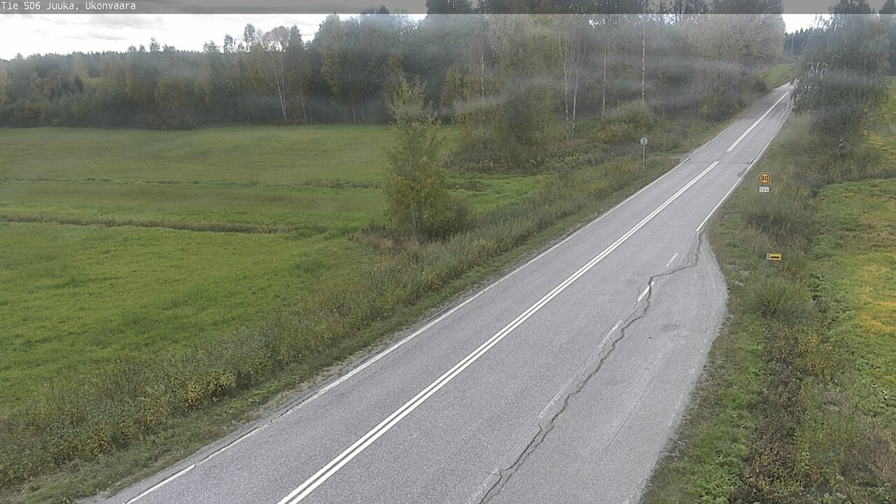 Weather Camera Image Road 506 Juuka Ukonvaara, Juuka, Pohjois-Karjala
