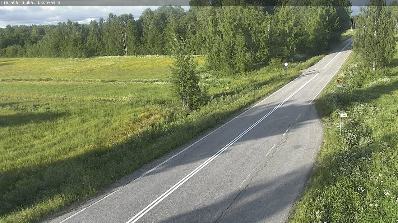 Weather Camera Image Road 506 Juuka Ukonvaara, Juuka, Pohjois-Karjala
