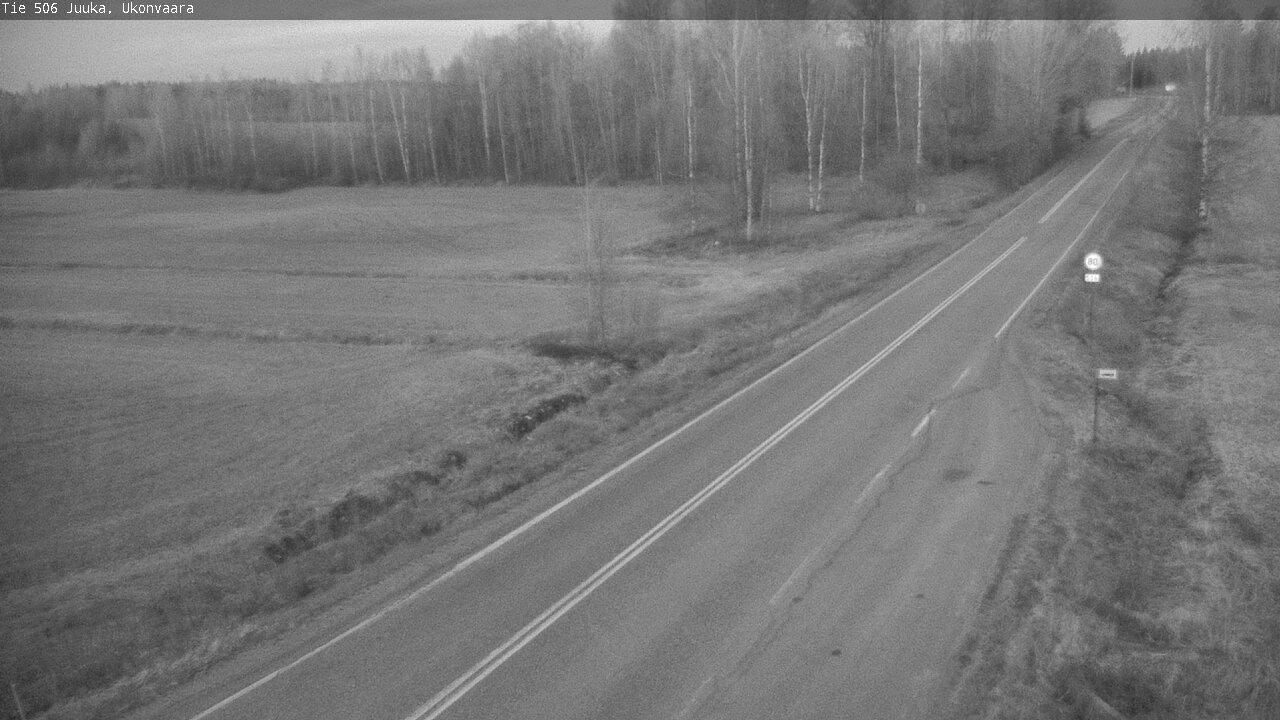 Weather Camera Image Road 506 Juuka Ukonvaara, Juuka, Pohjois-Karjala