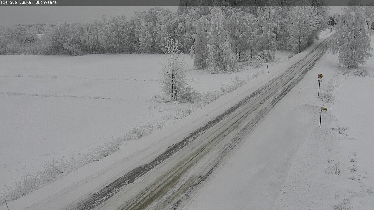 Weather Camera Image Road 506 Juuka Ukonvaara, Juuka, Pohjois-Karjala