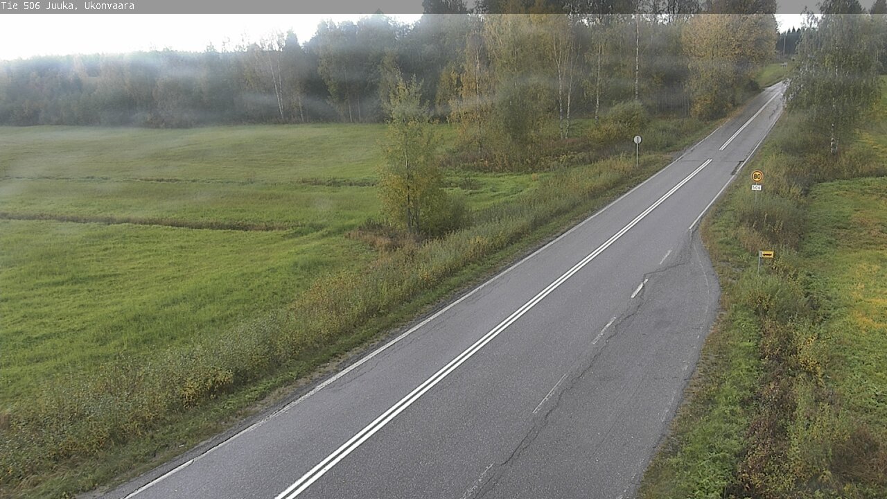 Weather Camera Image Road 506 Juuka Ukonvaara, Juuka, Pohjois-Karjala