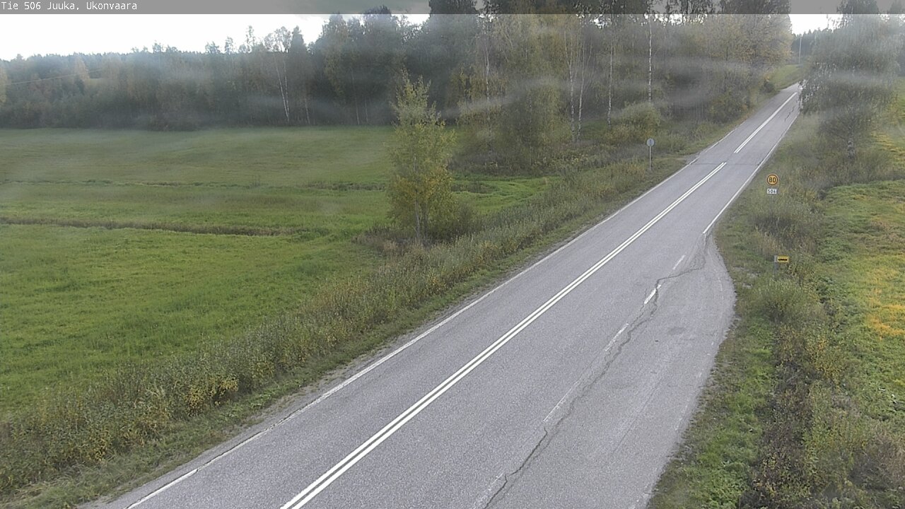 Weather Camera Image Road 506 Juuka Ukonvaara, Juuka, Pohjois-Karjala