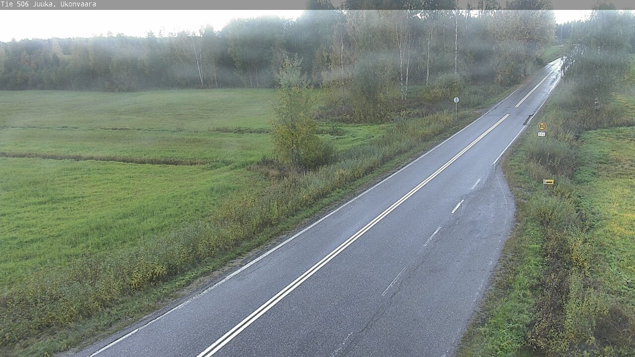 Weather Camera Image Road 506 Juuka Ukonvaara, Juuka, Pohjois-Karjala