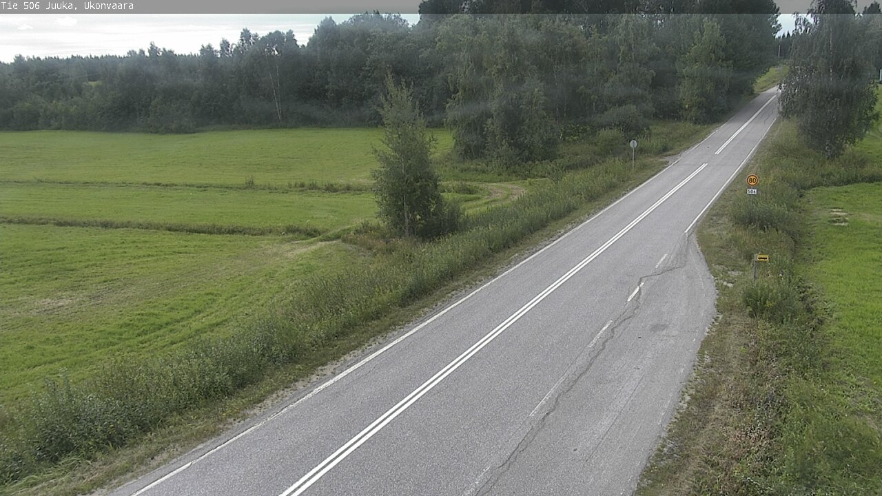 Weather Camera Image Väg 506 Juga Ukonvaara, Juuka, Pohjois-Karjala