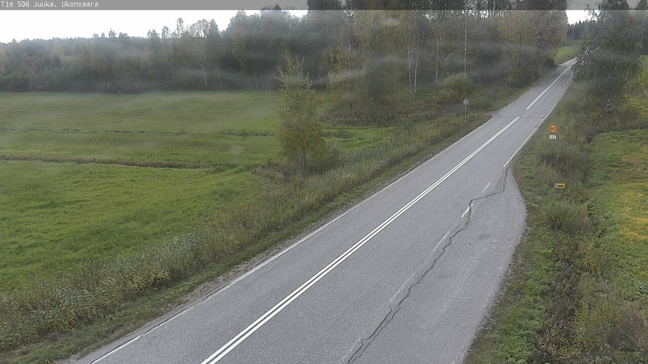 Weather Camera Image Road 506 Juuka Ukonvaara, Juuka, Pohjois-Karjala