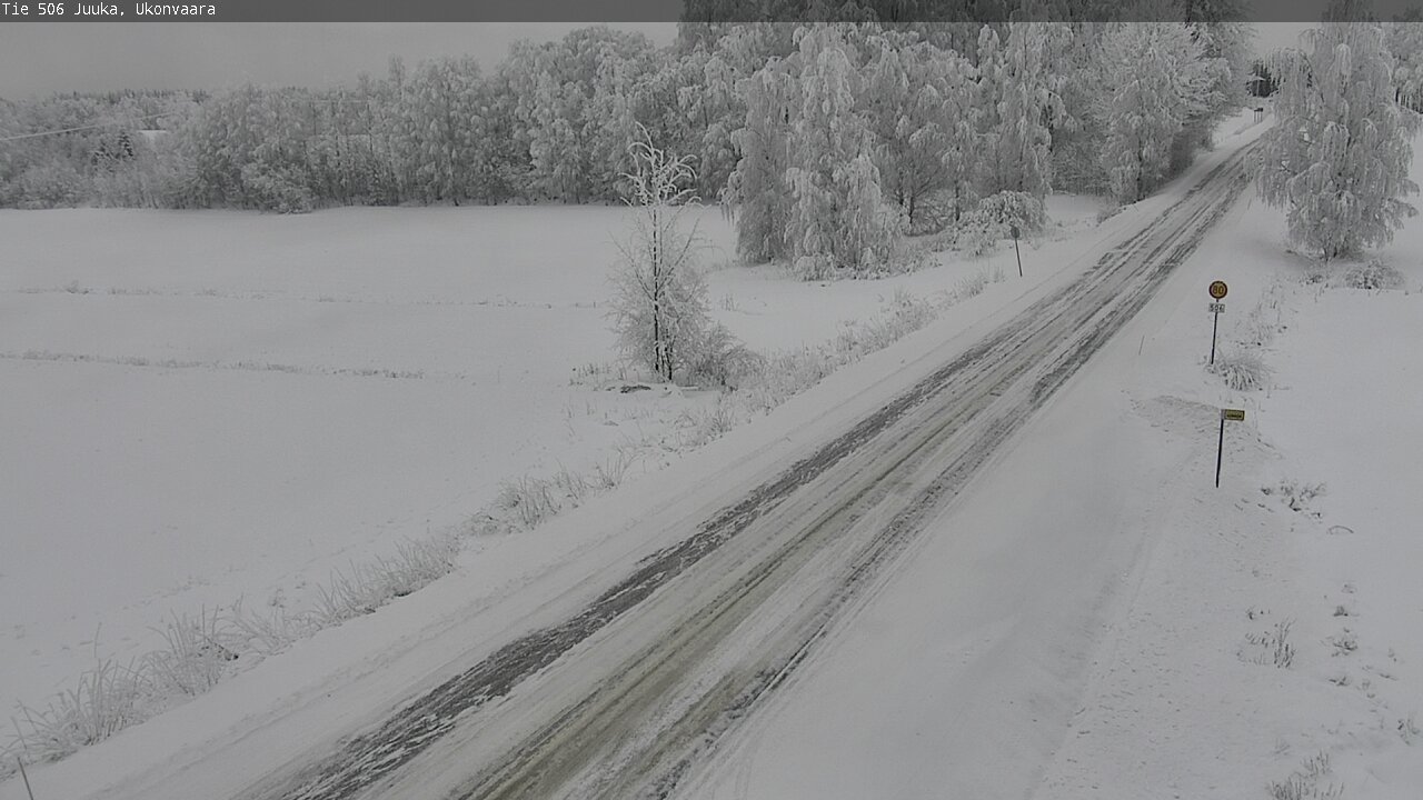 Weather Camera Image Road 506 Juuka Ukonvaara, Juuka, Pohjois-Karjala