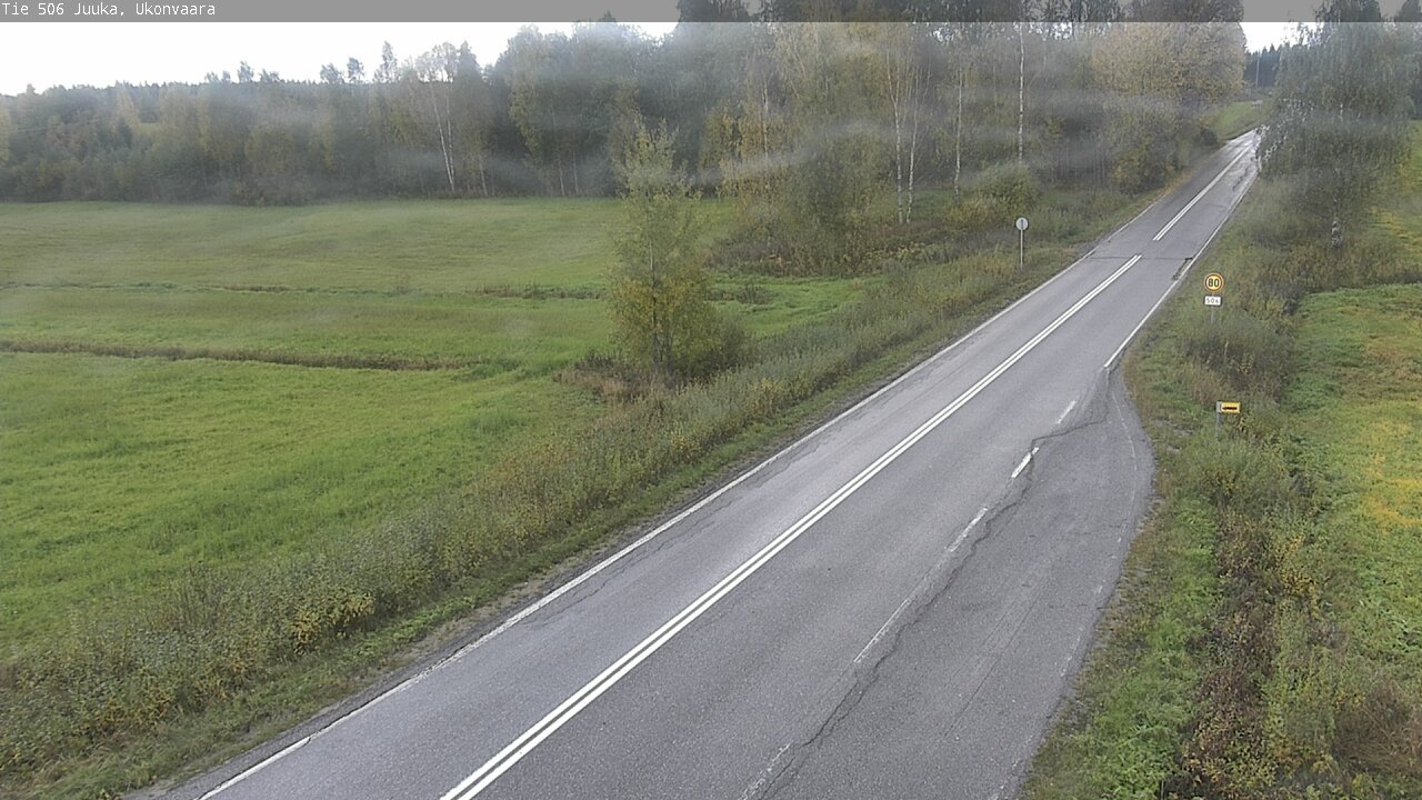 Weather Camera Image Road 506 Juuka Ukonvaara, Juuka, Pohjois-Karjala