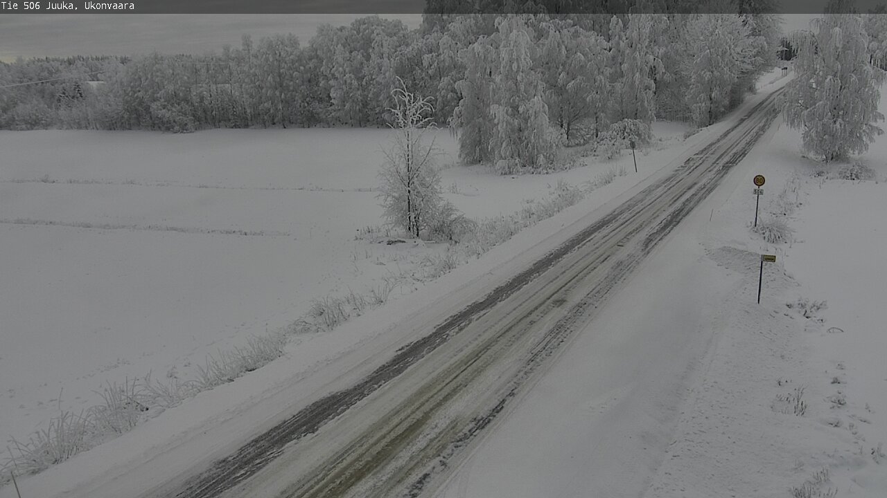 Weather Camera Image Road 506 Juuka Ukonvaara, Juuka, Pohjois-Karjala