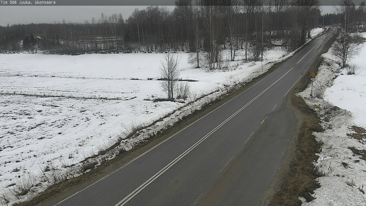Weather Camera Image Väg 506 Juga Ukonvaara, Juuka, Pohjois-Karjala