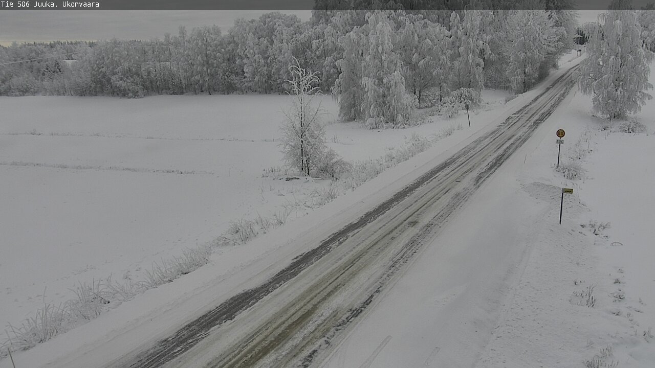 Weather Camera Image Road 506 Juuka Ukonvaara, Juuka, Pohjois-Karjala