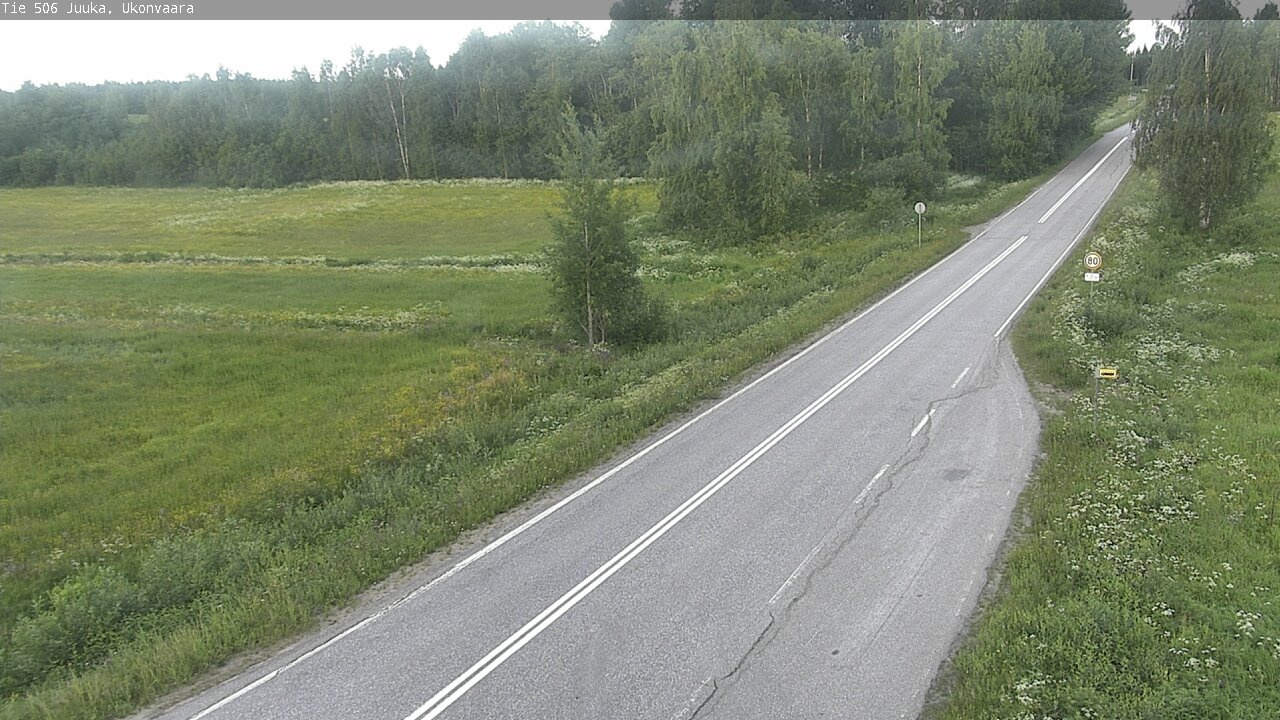 Weather Camera Image Road 506 Juuka Ukonvaara, Juuka, Pohjois-Karjala