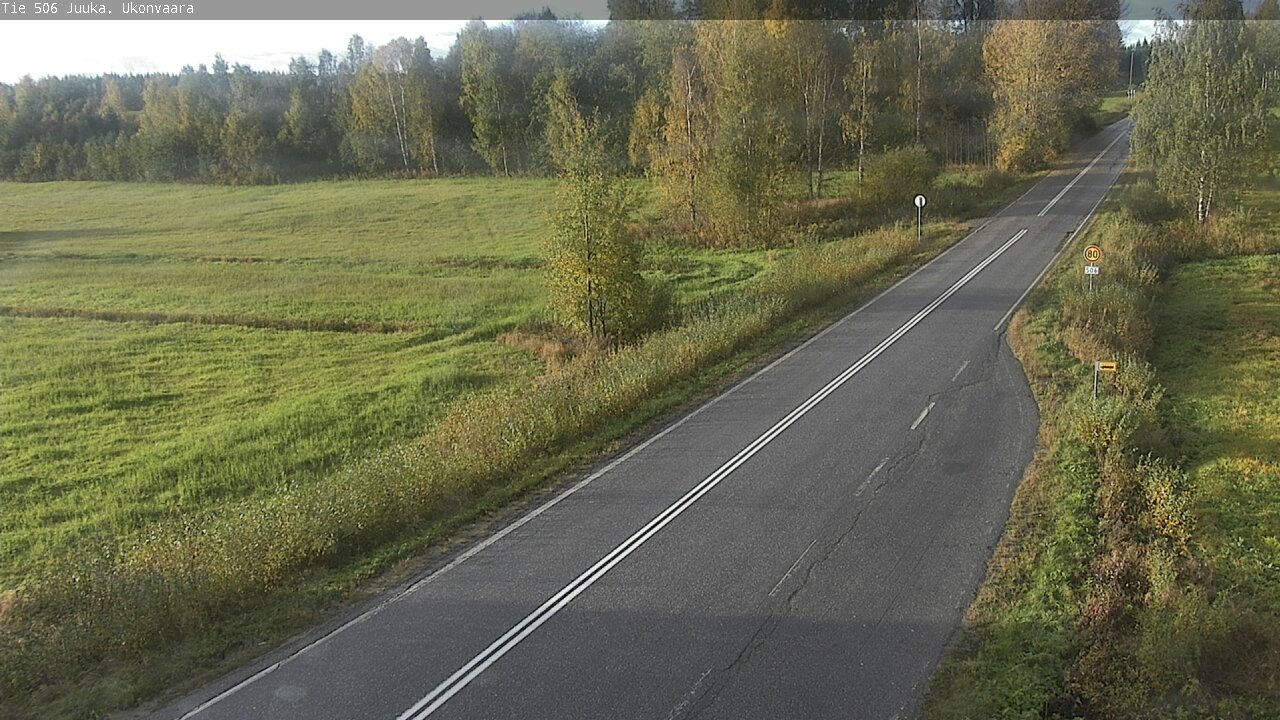 Weather Camera Image Road 506 Juuka Ukonvaara, Juuka, Pohjois-Karjala