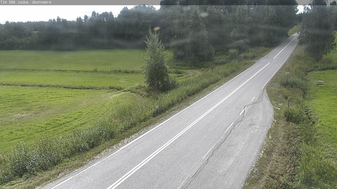 Weather Camera Image Väg 506 Juga Ukonvaara, Juuka, Pohjois-Karjala