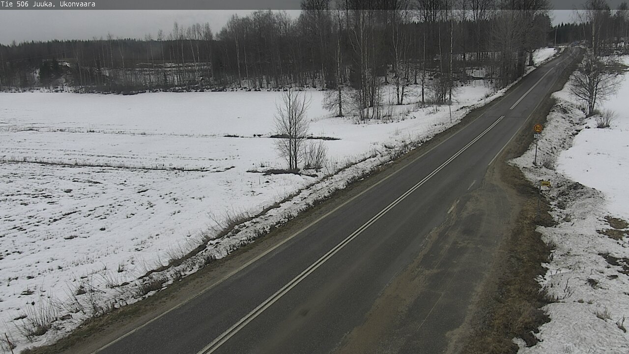 Weather Camera Image Road 506 Juuka Ukonvaara, Juuka, Pohjois-Karjala