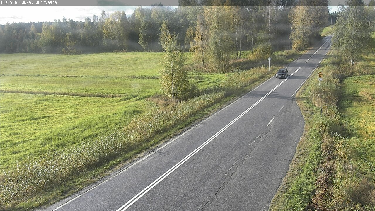 Weather Camera Image Road 506 Juuka Ukonvaara, Juuka, Pohjois-Karjala