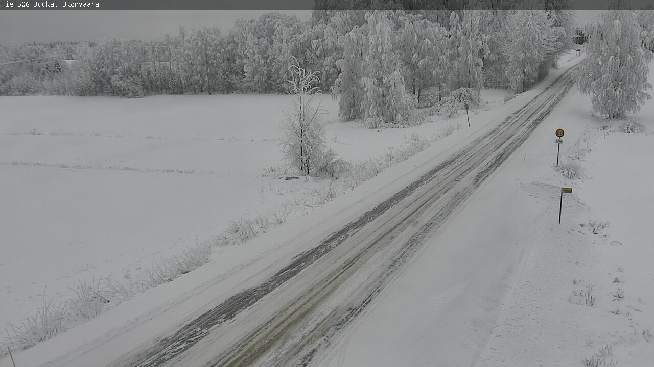 Weather Camera Image Road 506 Juuka Ukonvaara, Juuka, Pohjois-Karjala
