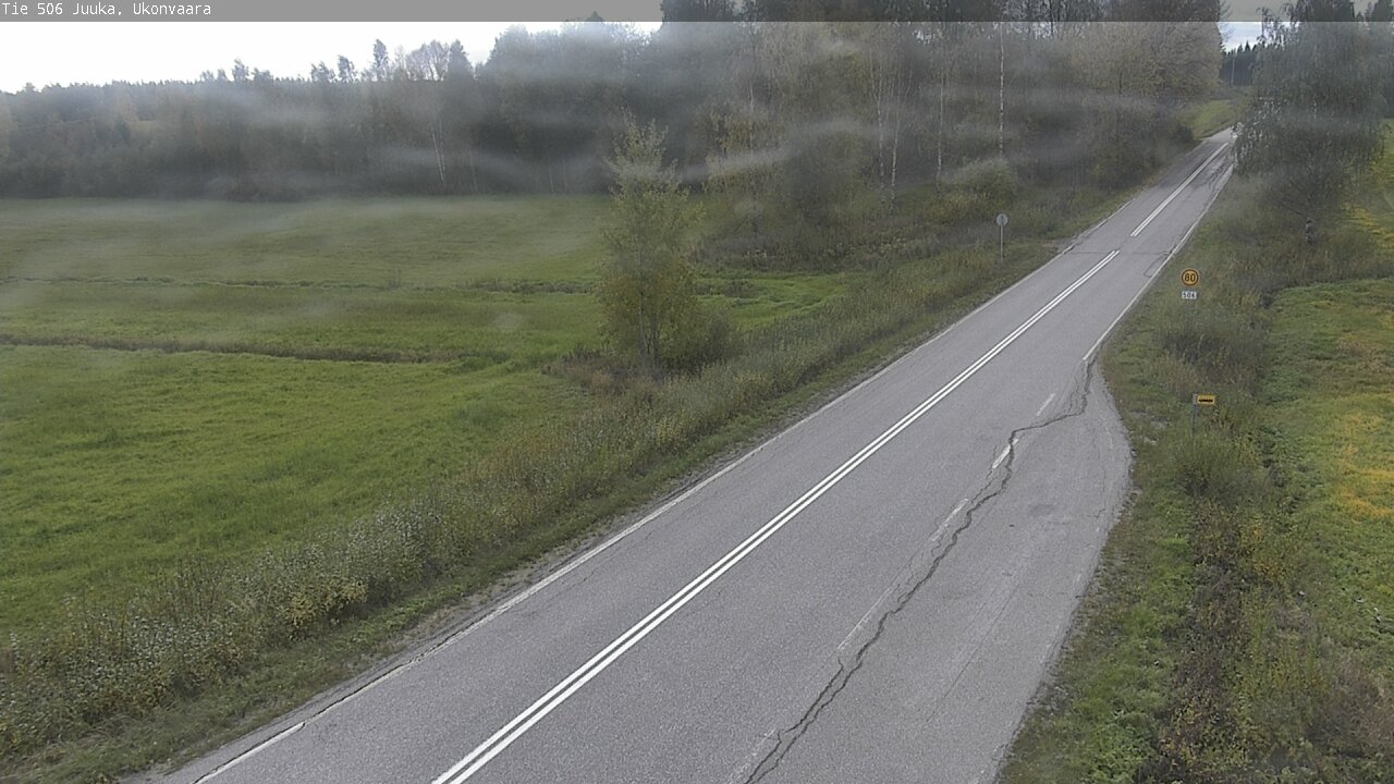 Weather Camera Image Road 506 Juuka Ukonvaara, Juuka, Pohjois-Karjala