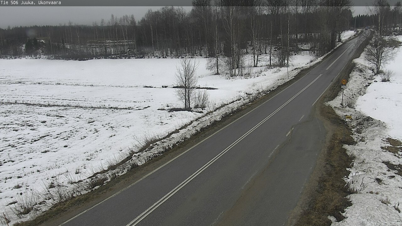 Weather Camera Image Väg 506 Juga Ukonvaara, Juuka, Pohjois-Karjala
