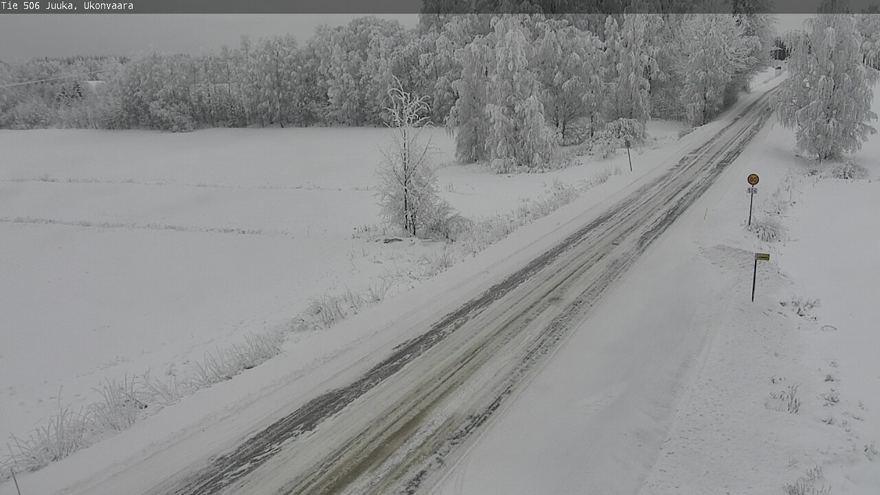 Weather Camera Image Road 506 Juuka Ukonvaara, Juuka, Pohjois-Karjala