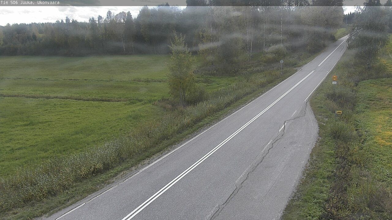 Weather Camera Image Road 506 Juuka Ukonvaara, Juuka, Pohjois-Karjala