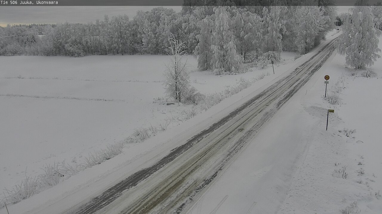 Weather Camera Image Road 506 Juuka Ukonvaara, Juuka, Pohjois-Karjala