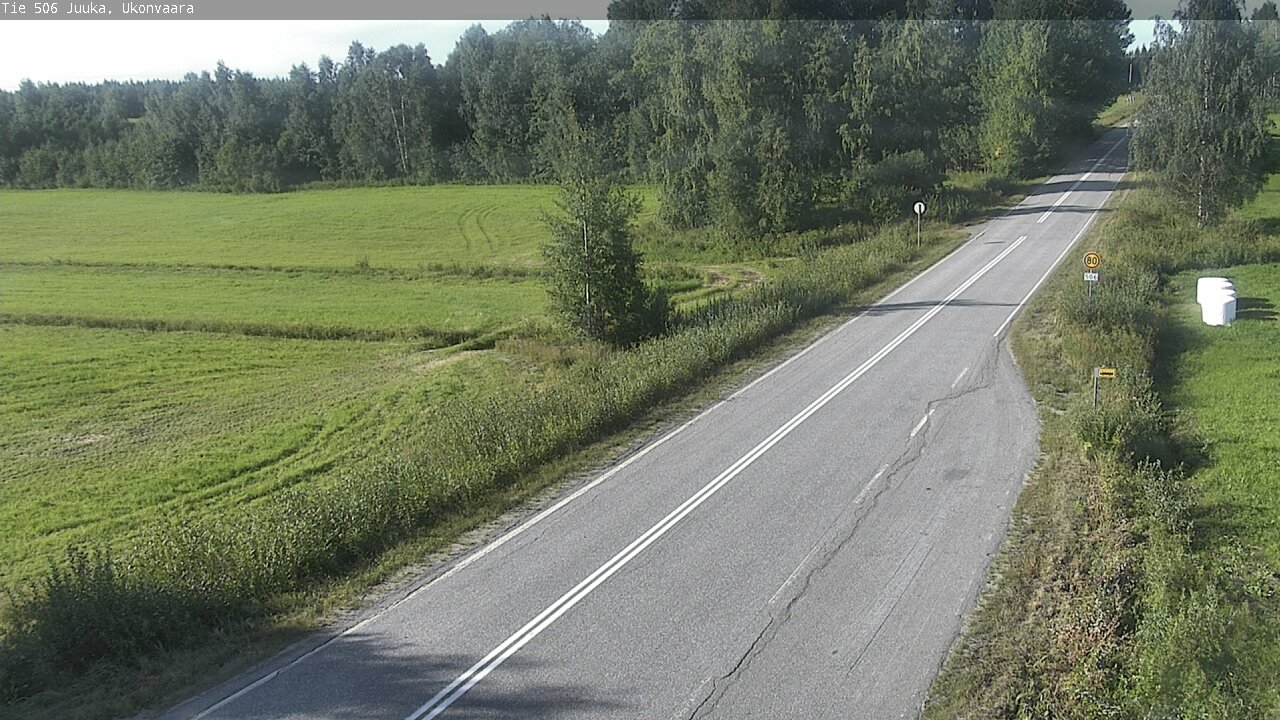 Weather Camera Image Väg 506 Juga Ukonvaara, Juuka, Pohjois-Karjala