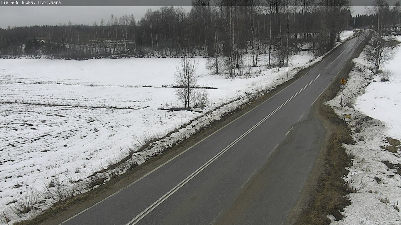 Weather Camera Image Väg 506 Juga Ukonvaara, Juuka, Pohjois-Karjala