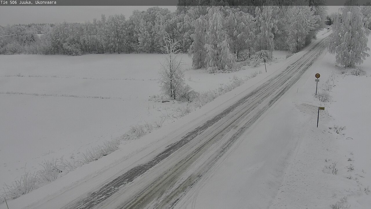 Weather Camera Image Road 506 Juuka Ukonvaara, Juuka, Pohjois-Karjala