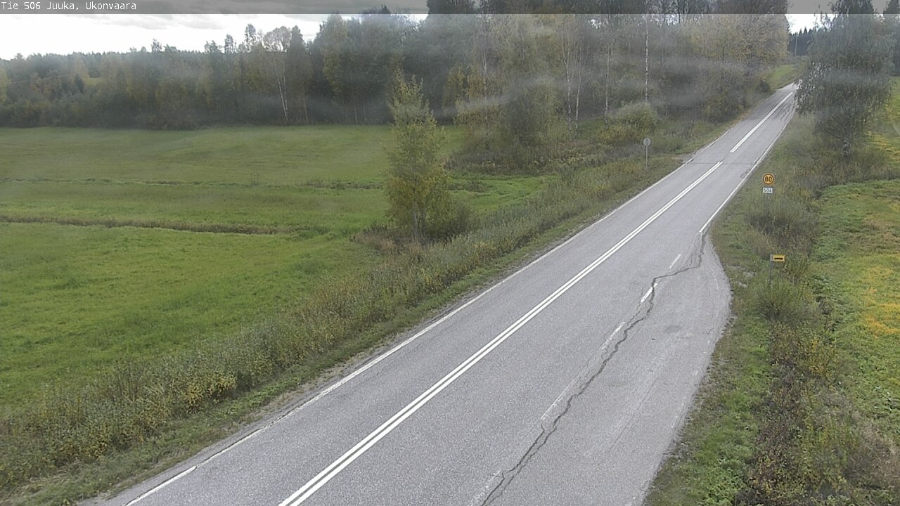 Weather Camera Image Road 506 Juuka Ukonvaara, Juuka, Pohjois-Karjala