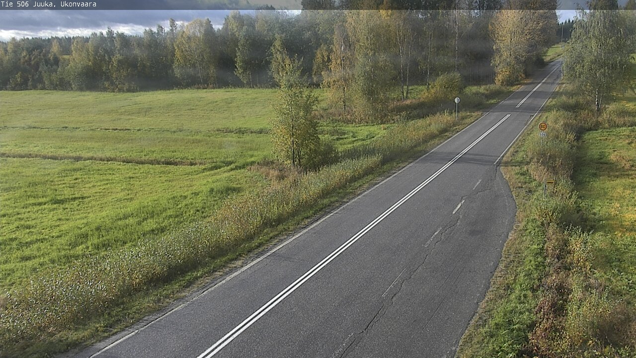 Weather Camera Image Road 506 Juuka Ukonvaara, Juuka, Pohjois-Karjala