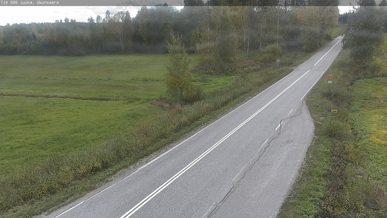 Weather Camera Image Road 506 Juuka Ukonvaara, Juuka, Pohjois-Karjala