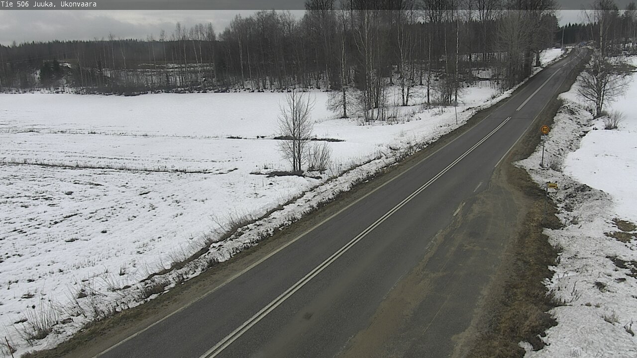 Weather Camera Image Road 506 Juuka Ukonvaara, Juuka, Pohjois-Karjala