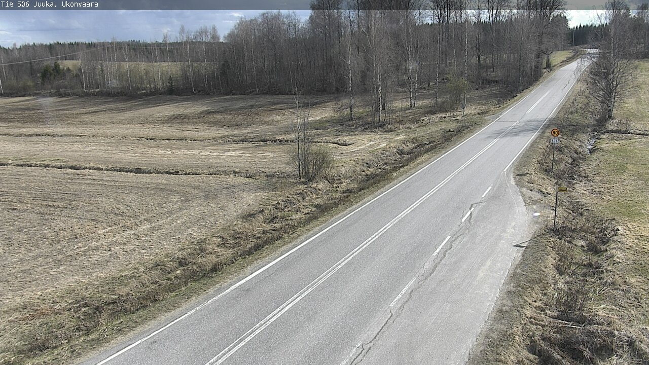 Weather Camera Image Väg 506 Juga Ukonvaara, Juuka, Pohjois-Karjala