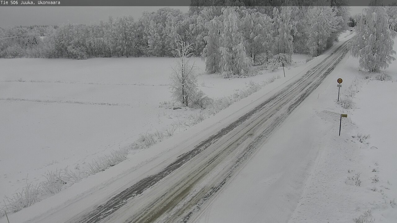 Weather Camera Image Road 506 Juuka Ukonvaara, Juuka, Pohjois-Karjala