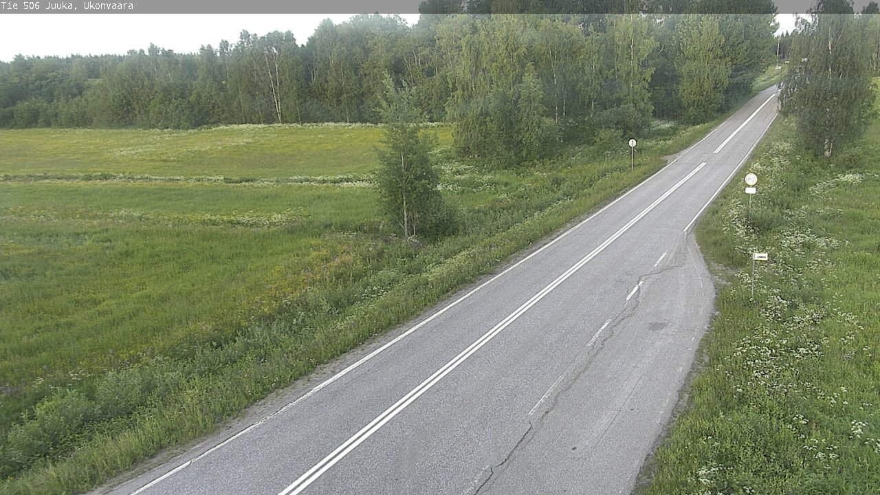 Weather Camera Image Road 506 Juuka Ukonvaara, Juuka, Pohjois-Karjala