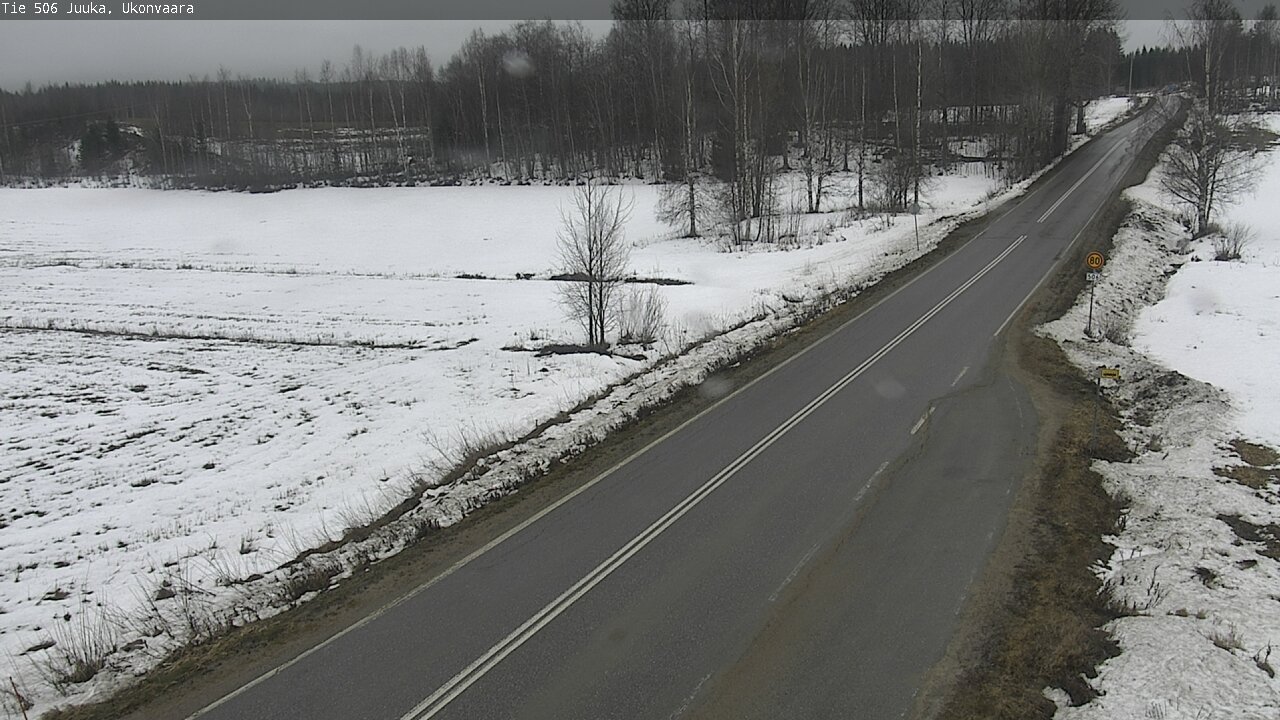 Weather Camera Image Väg 506 Juga Ukonvaara, Juuka, Pohjois-Karjala